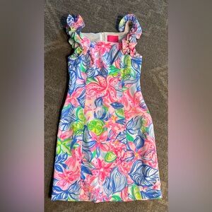 Lilly Pulitzer Pink and Blue Floral Dress